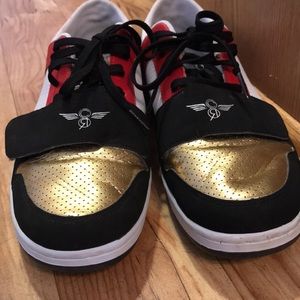 RARE Creative Recreation Cesario Lo gold vegan skater shoes lace sneakers VGUC